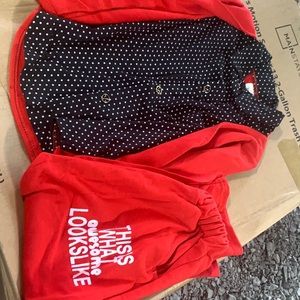 Button up with pants never warn never used 3T-4T